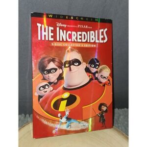 The Incredibles (DVD, 2004) Widescreen Slip Cover 2 Disc Collector's Edition‎